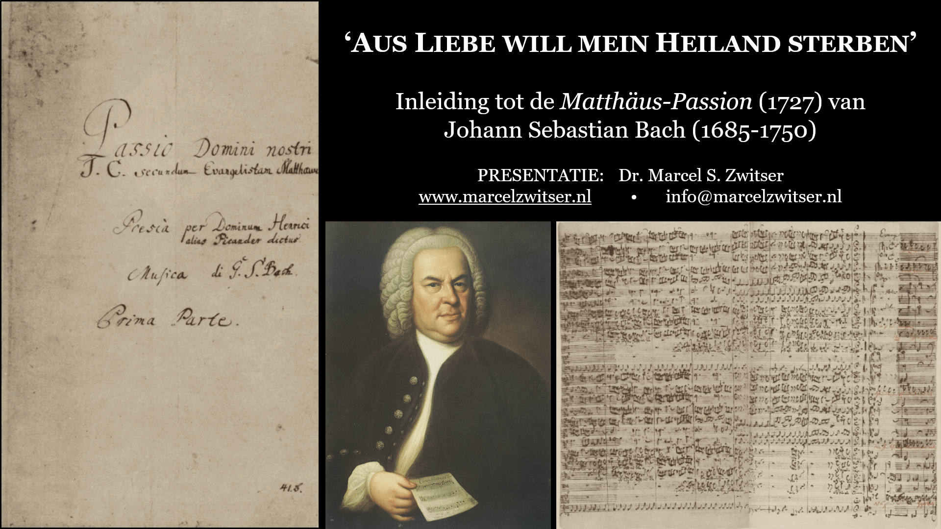 Bach Matthäus-Passion: ‘Aus Liebe will mein Heiland sterben’