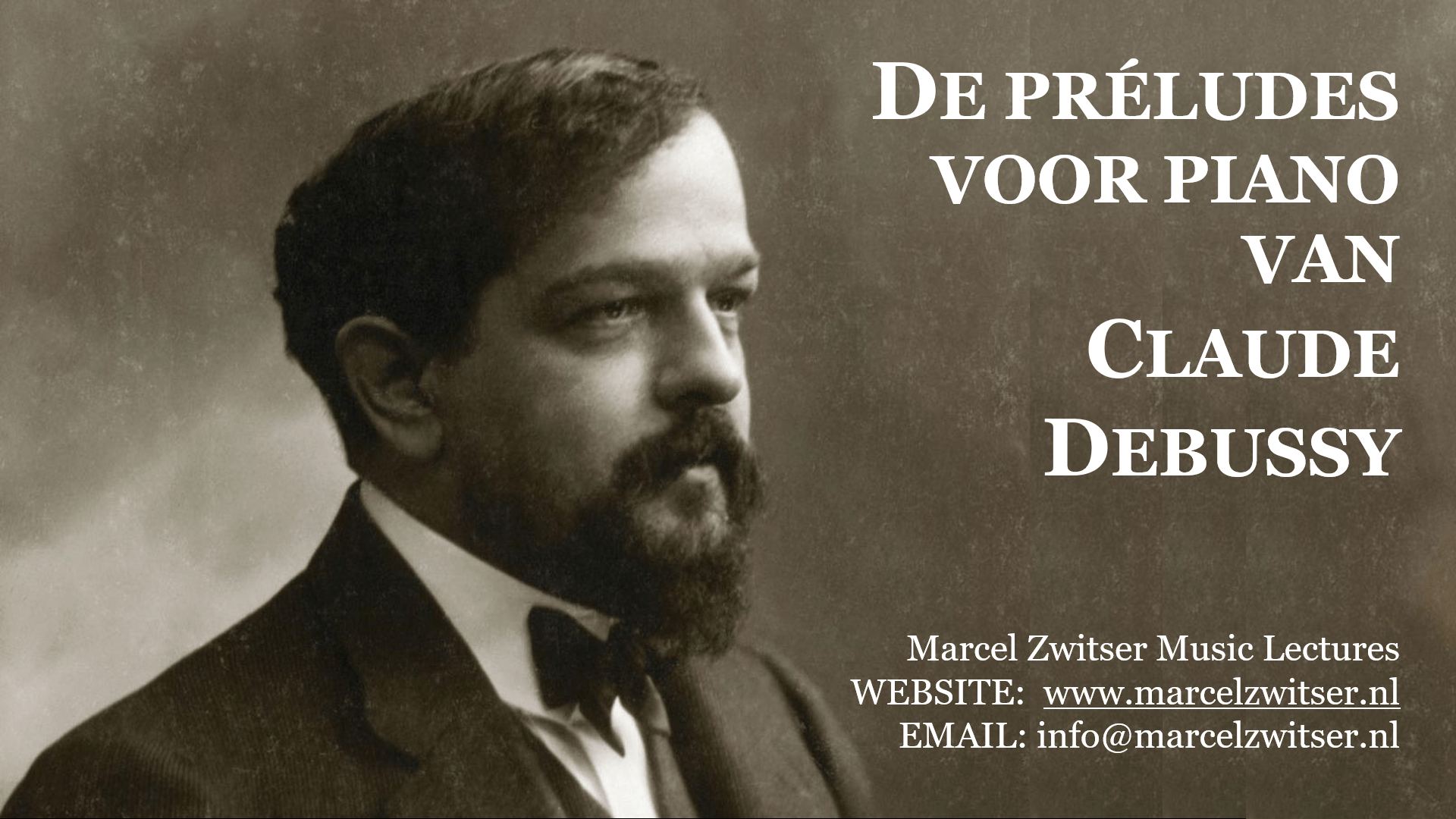 AMSTERDAM: De préludes voor piano van Claude Debussy