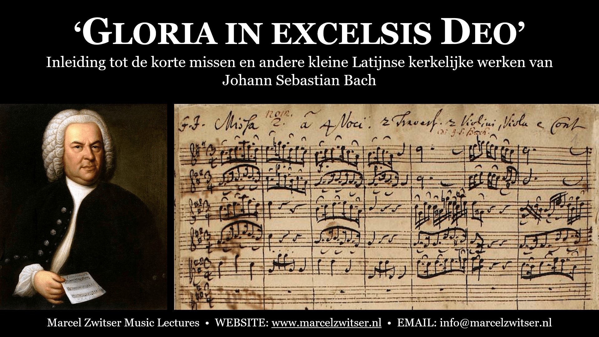 AMSTERDAM: Studiedag ‘De Kyrie-Gloria’-missen van Bach